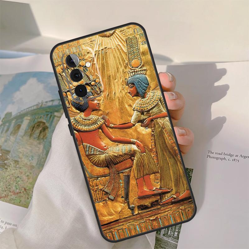 Ancient Egypt Cuneiform Case For Samsung Galaxy A13 A33 A53 A34 A54 A14 A15 A16 A26 A36 A56 A12 A32 A52 A06 A35 A55
