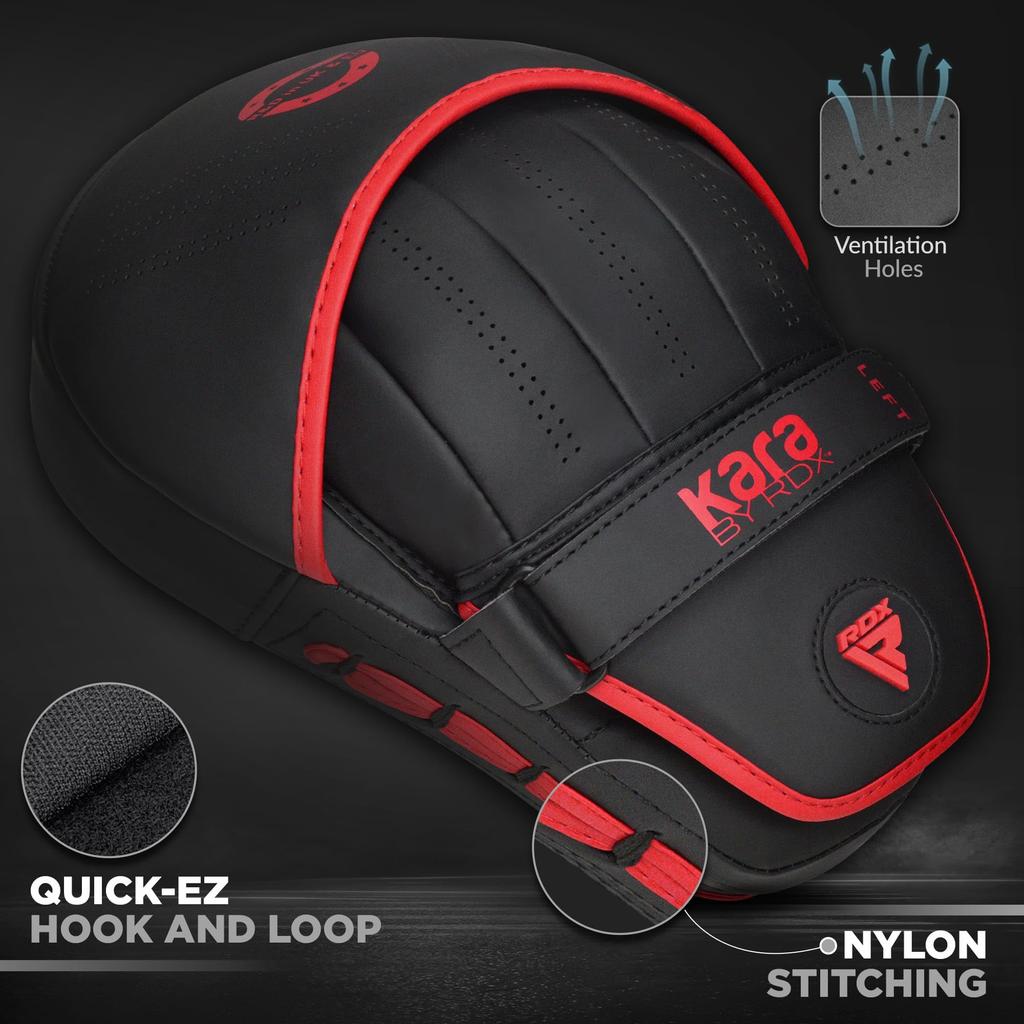 RDX Boxing Focus Hook and Jab Hand Target Pads with Strike Suitable for Martial Muay and Pads, Mitts, Shield, MMA, Punching, Arts, Thai, Boxing.