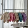 Koreanischer Stil Herbst Baby & Kleinkind Doppelseitiger Fleece Trainingsanzug - Zweiteiliges Set