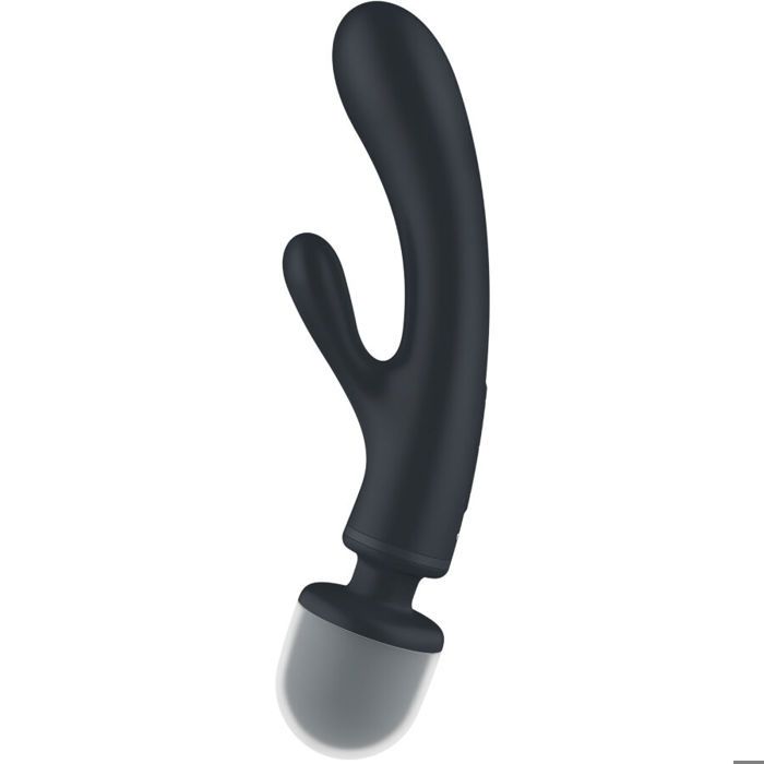 Vibromasseur rabbit et wand - Satisfyer - Triple Lover - Silicone - 3 moteurs - Étanche IPX7