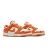 Nike Womens Dunk Low 'Cracked Orange' (women's sizes) Light Bone / Safety Orange / Laser Orange Skate Shoes FN7773 001