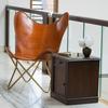 Leather Butterfly Chair, Handmade Chair, Folding Chair, Gift for Father or Mom