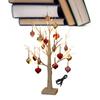 Birch Tree With LED Lights Romantic Artificial White Birch Tree With 18 Heart-shaped Ornaments Valentine's Day Table Decoration