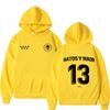 Raper NATOS WAOR 13 Bluzy Mężczyźni Kobiety Moda Hip-hop Pulower Jesień Zima Luźny Codzienny Gotycki Punk Dres Streetwear