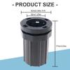 4Pcs Faucet Coupling Nut Washing Basin Faucet Base Screw Fastener Kitchen Faucet Quick Installation Fixing Device