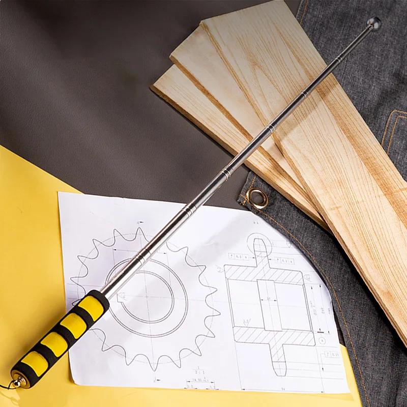 1 Stück 98/115/160CM Multifunktions Teleskop Selbstverteidigungshämmer Leerer Trommelhammer Raum Teststab Inspektionsraum Werkzeuge Metel Test