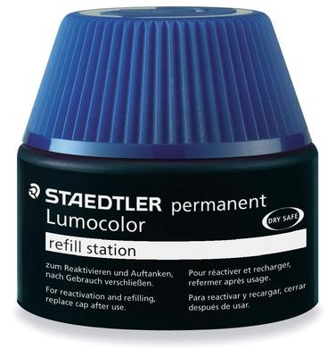Staedtler Lumo Color Pen Oil-Based Refill Ink, Blue, 487 17-3