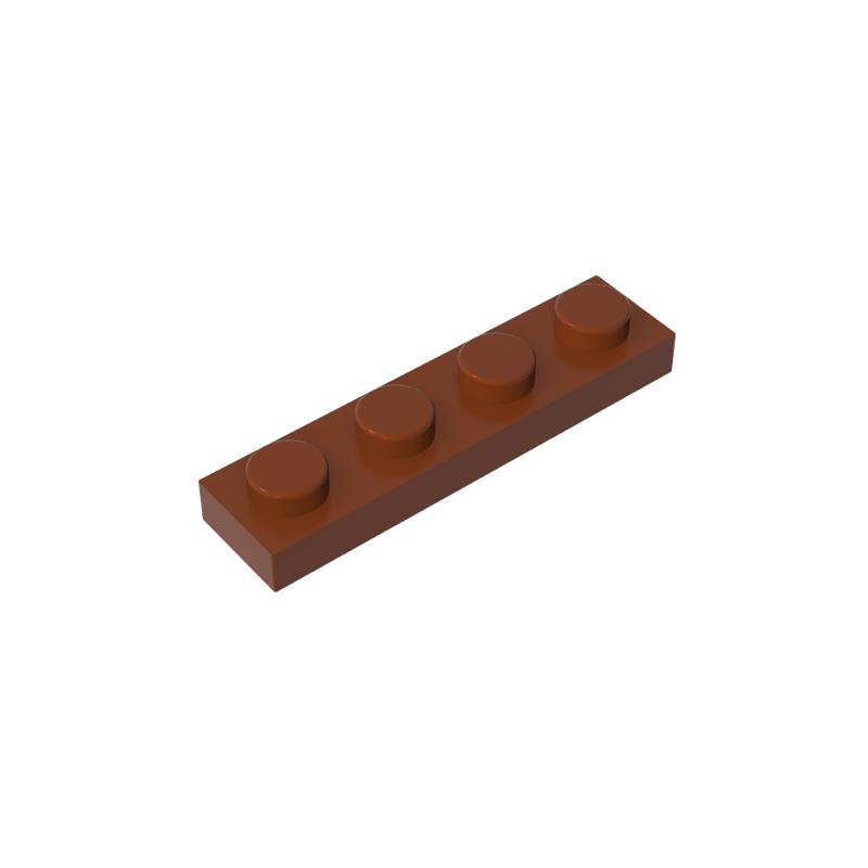 100pcs/lot MOC Parts 3710 Plate 1x4 Compatible Figures Bricks DIY Assmble Building Blocks Particle Kid Puzzle Brain Toys Gift