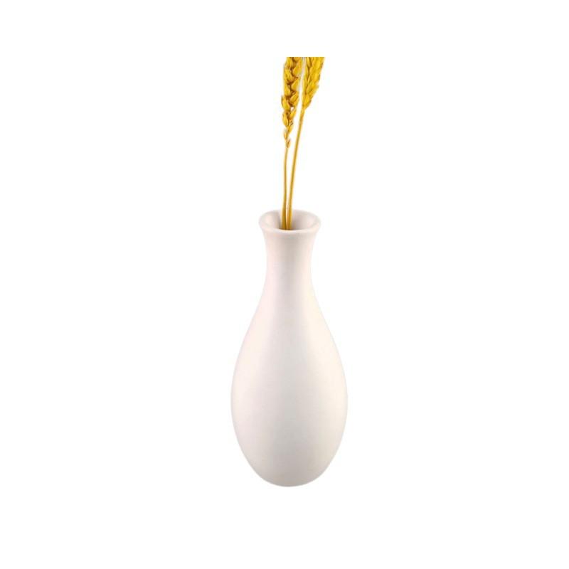 Mały Biały Ceramiczny Wazon Zen Doniczka DIY Dekoracja Dom Biuro