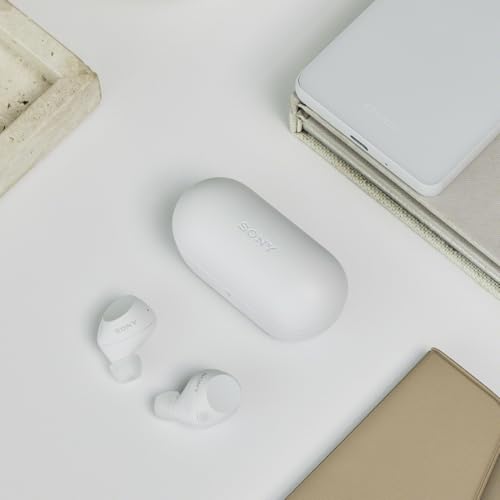 Sony WF-C710N Wireless Earbuds White Noise Cancelling Bluetooth Long Battery Life IPX4 Water Resistant Compact Lightweight Multi-Point Connection