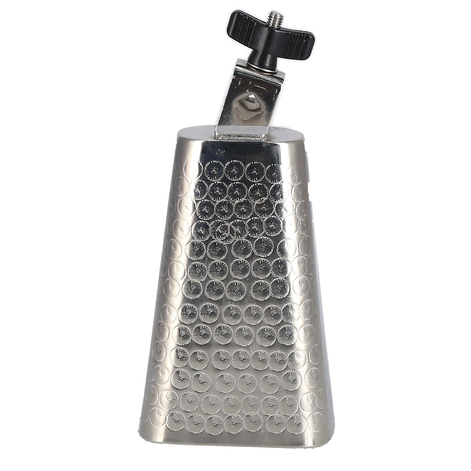 

6in Cowbell Electroplating Metal Cheering Bell Drum Set Accessories Percussion Instrument