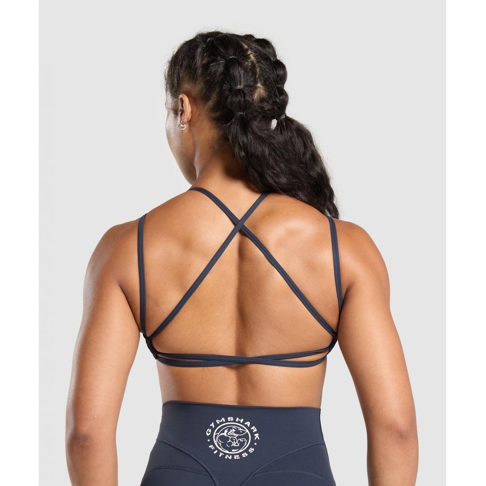

Gymshark Legacy Bra Heavy Blue B1c6u Uctn XXS