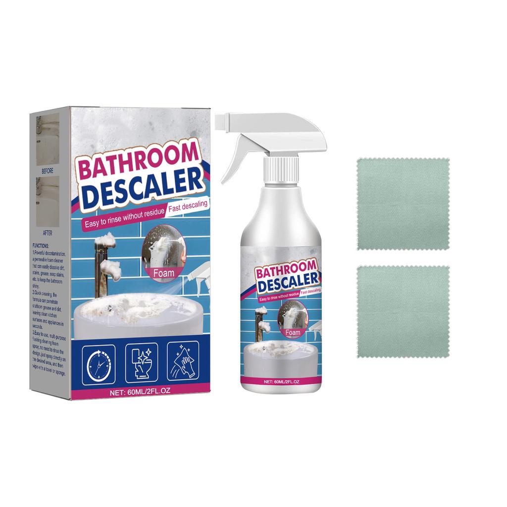 Stubborn Stain Remover  Shower Cleaner  Powerful Descaling Shower Toilet Cleaner  Sewer And Toilet Bathroom Cleaner 60ml