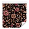 Wallpaper Beautiful Flowers Rust and Black for Living Room and Bedroom 50x1000