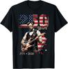 Abraham Lincoln Spiller Gitar 4. Juli 250-årsjubileum T-skjorte