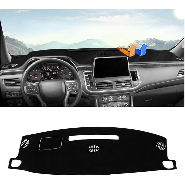 Autorder Dashboard Cover Mat For 1994-1997 Chevrolet Chevy S10 Blazer/GMC Jimmy Sonoma&1996 1997 Olds Oldsmobile Bravada Accessories Dash Cover