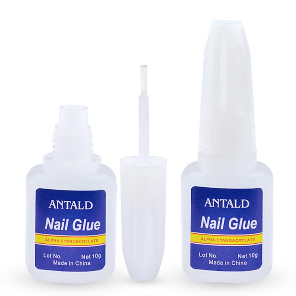 Nail Supplies  Nail Glue With Brush Glue Nail Fake Adhesive 30ML 3PC