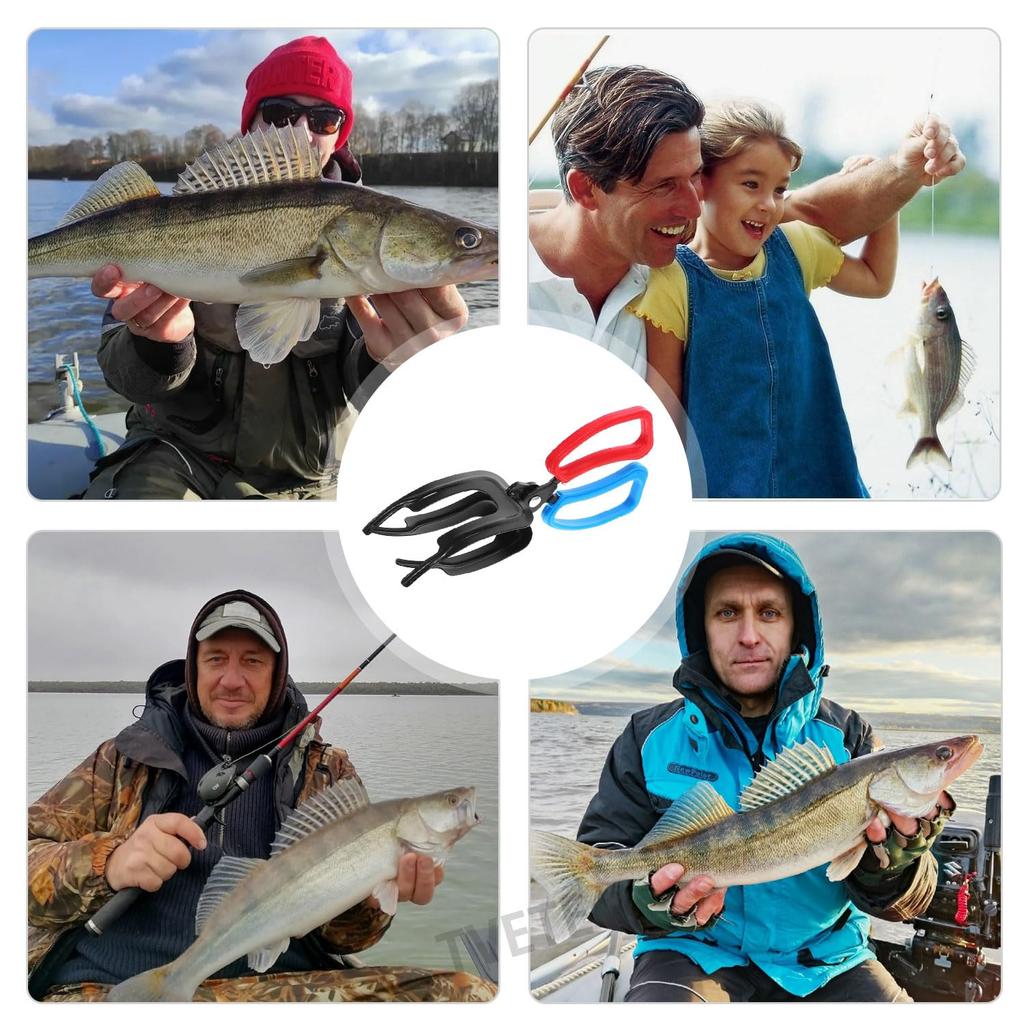 TVETE Fish Grip, Super Strong Fish Grip, Non-Slip Fish Gripper for Clean Hands, Portable and Easy to Use, Fishing Tackle, Fishing Supplies