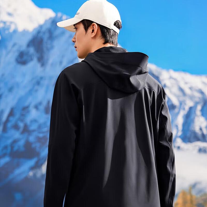 Tuoluzhe Yunquena Men's Waterproof Hooded Softshell Jacket XHW411016