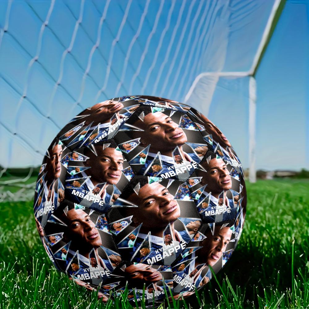 Pallone da Calcio Mbappé Misura 5 Cucito a Macchina Indoor Outdoor Allenamento e Partite Collezione Sorpresa Regalo