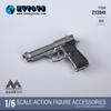 [TOYBARJAPAN] 16 Scale Action Figure Accessory  ZYTOYS ZY2041 M9 Alloy Weapon Pistol Model