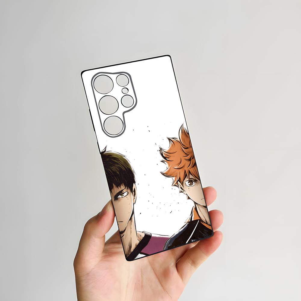Custodia per Telefono Anime H-Haikyuu Per Samsung S26 S25 Plus S20 S20 Plus S22 Ultra S23 FE S21 Plus S21 Ultra Cover Morbida