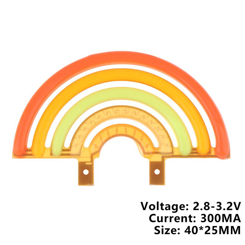 3V Rainbow Led Cob Edison Flexible Filament Candle Diode Christmas Light Holiday Party Decoration Light Diy Bulb Accessories