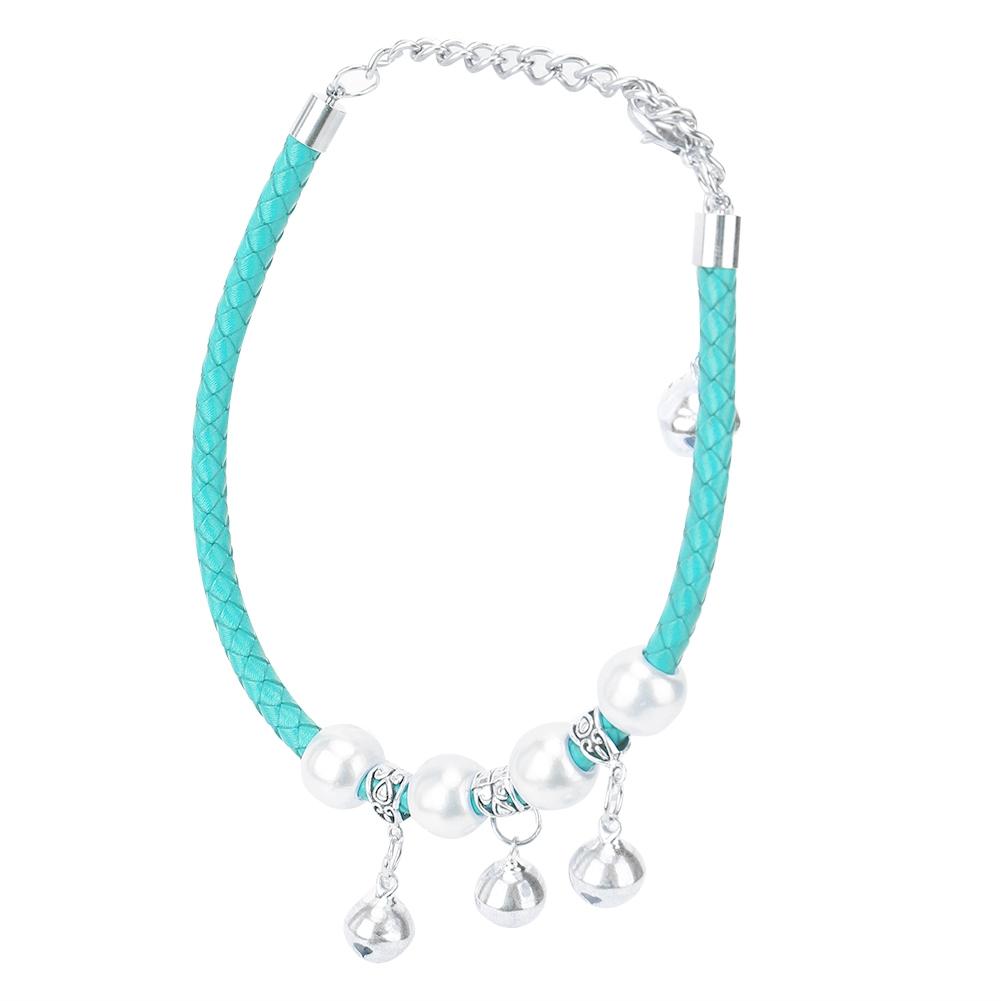 Quality Pet Adjustable Cute Necklace Collars with Bell for Most of Dog Cat Supply