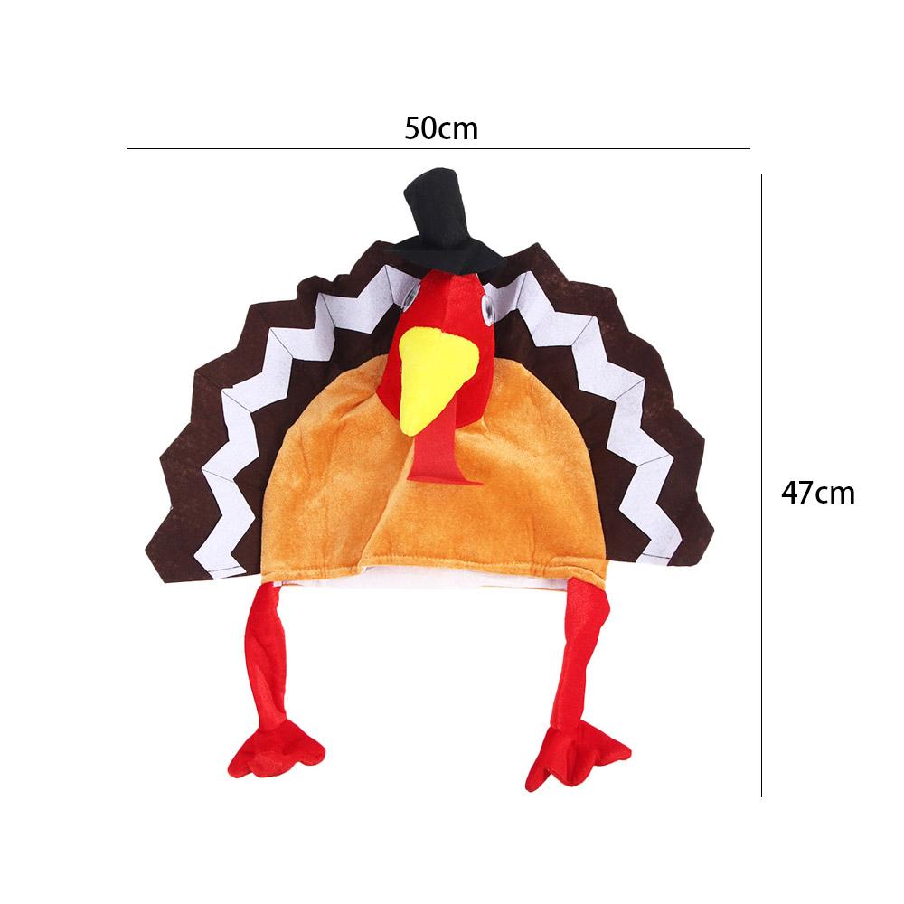 Carnival Party Hat Turkish Hat Thanksgiving Day Festival Costume Cute Caps Turkey Hat Chicken Feet