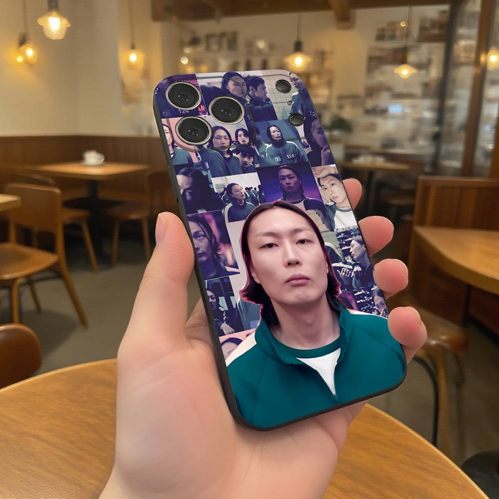 

Roh J-Jae W-Won For iPhone 17,16,15,14,13,12,11,Pro,Max,Plus Black Soft Cover Phone Case iPhone14Plus