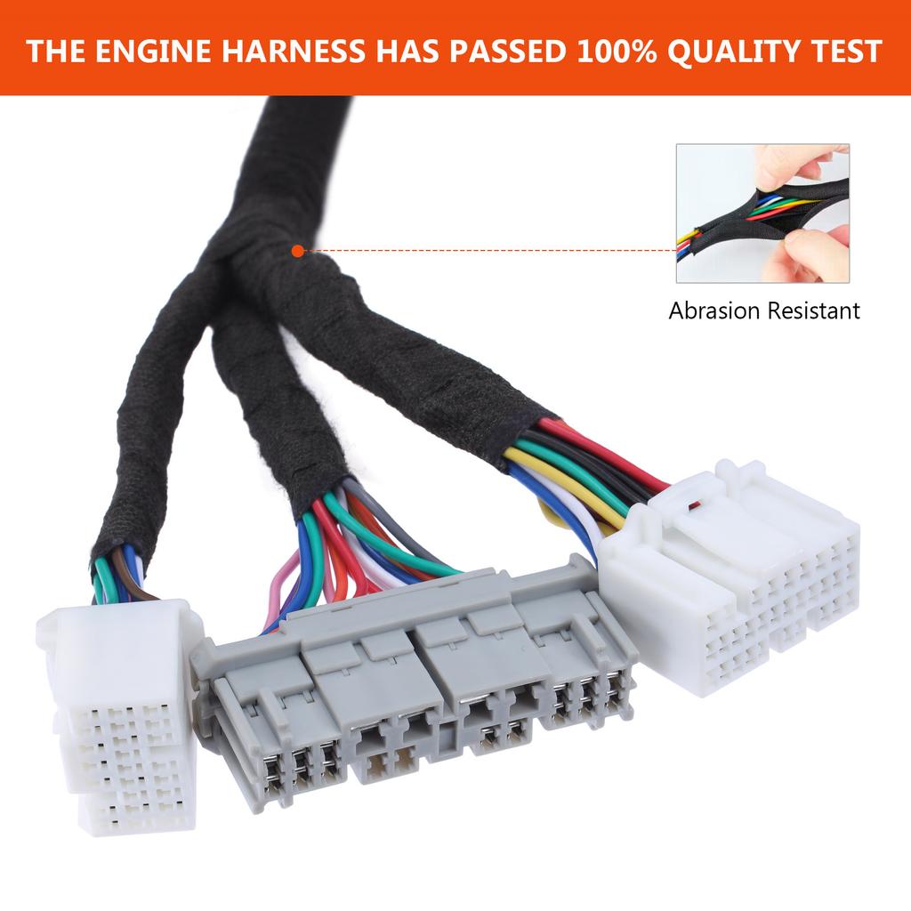 Suitable for K-Swap K20-K24 K-Series EK-EG Civic EP3 2001-2005 Engine Conversion Harness Flexible Swap-Conversion Wiring