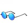 Polarized Metal Sunglasses Fashionable Round Frame for Men Women Foldable Prince Mirrors UV Protection