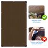 2x3m/3x4m Sun Shade Sail Rectangle HDPE Sunshade Net with Grommets Shade Mesh Shade Canopy for Greenhouse Plant Pergola