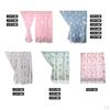 Curtains Living Room Double Layer Polyester Voile Draperies Window Treatment