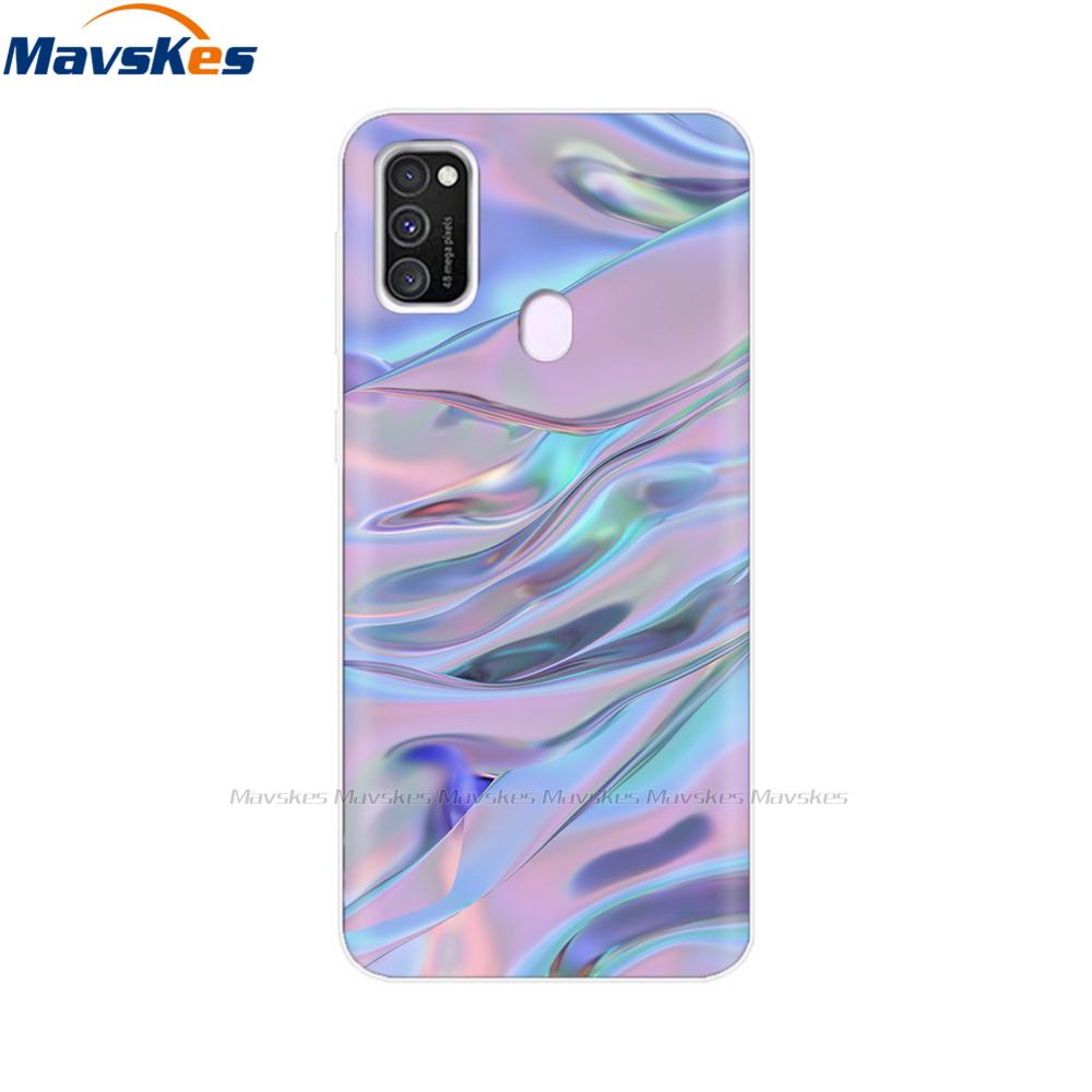 For Samsung Galaxy M21 Case Back Cover Soft Silicone TPU Phone Case For Samsung Galaxy M20 M21 M30 M30s M31 Case Cover Bumper