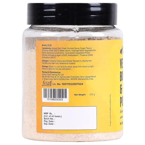 Urban Platter Vegetable Bouillon and Broth Powder, 200g [ Anytime Convenience | Prepares Quickly | Vibrant Flavours | Ideal Seasoning and Condiment]