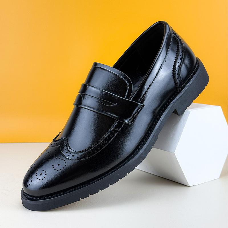 

Броги Слипоны Лоферы Мужская Мода Дизайнер Элегантный Джентльмен Деловая Социальная Свадебная Мягкая Удобная Мужская Обувь 39