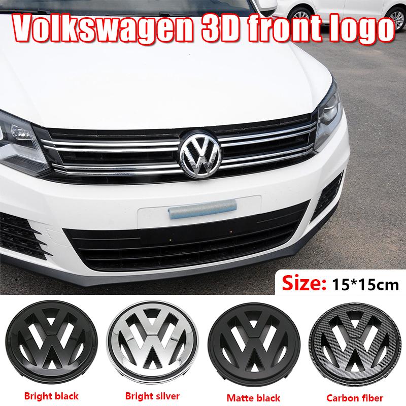 For VolkswagenMK6 1Pc Car Logo Front Grille Emblem Badge Decoration Sticker For Volkswagen VW Magotan B7 B8 2011 2012 2013 2014 2015 2016 2017