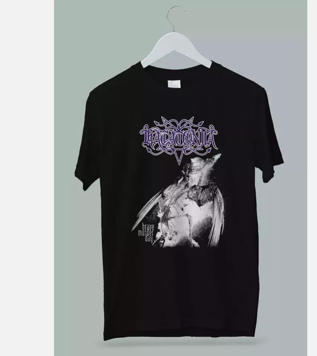 Katatonia Brave Murder Day BW 100% Cotton T-shirt Mens Tees Top S-5XL XL