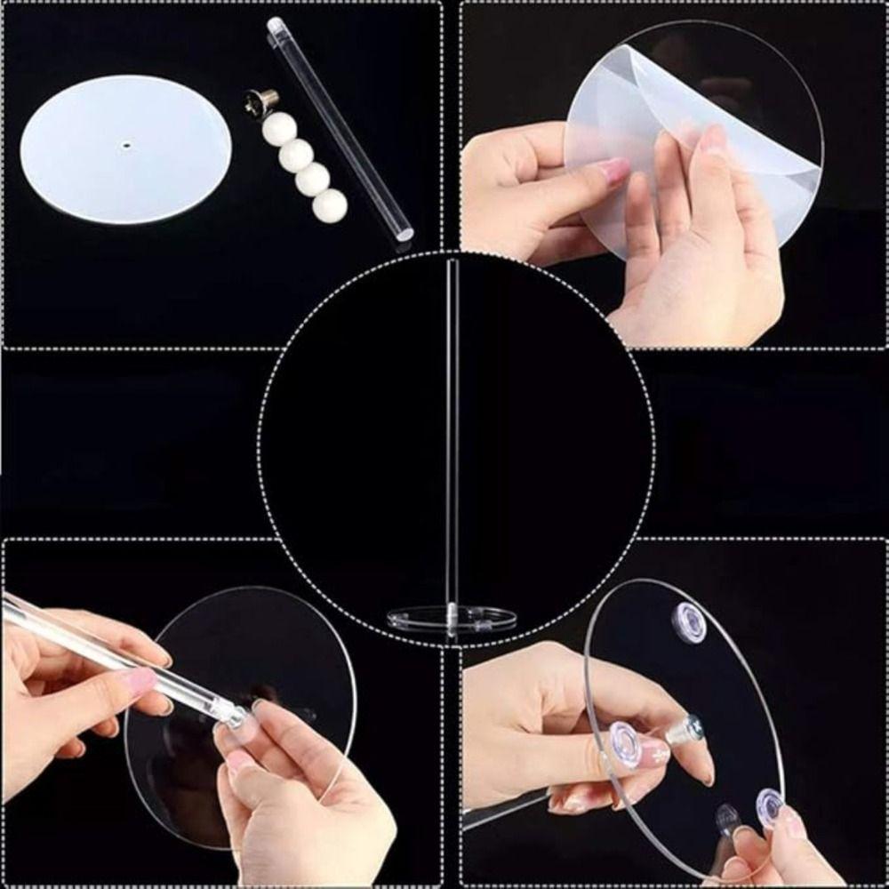 5Pcs Clear Doughnut Holder Wedding Table Decoration Dessert Display Stand DIY Donut Stands Table