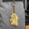 Keychain Hollow Horse Head Charm Key Chain Decorative Good Luck Key Holder Backpacks Handbags Car Key Accessories