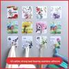 Waterproof Transparent Adhesive Wall Hook for Bathroom & Kitchen