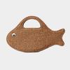 New and Unique Creative Embroidery, Small Fish Bag, Grass Woven Handbag, Women's Beach Vacation Style, Beach Handbag Wholesale