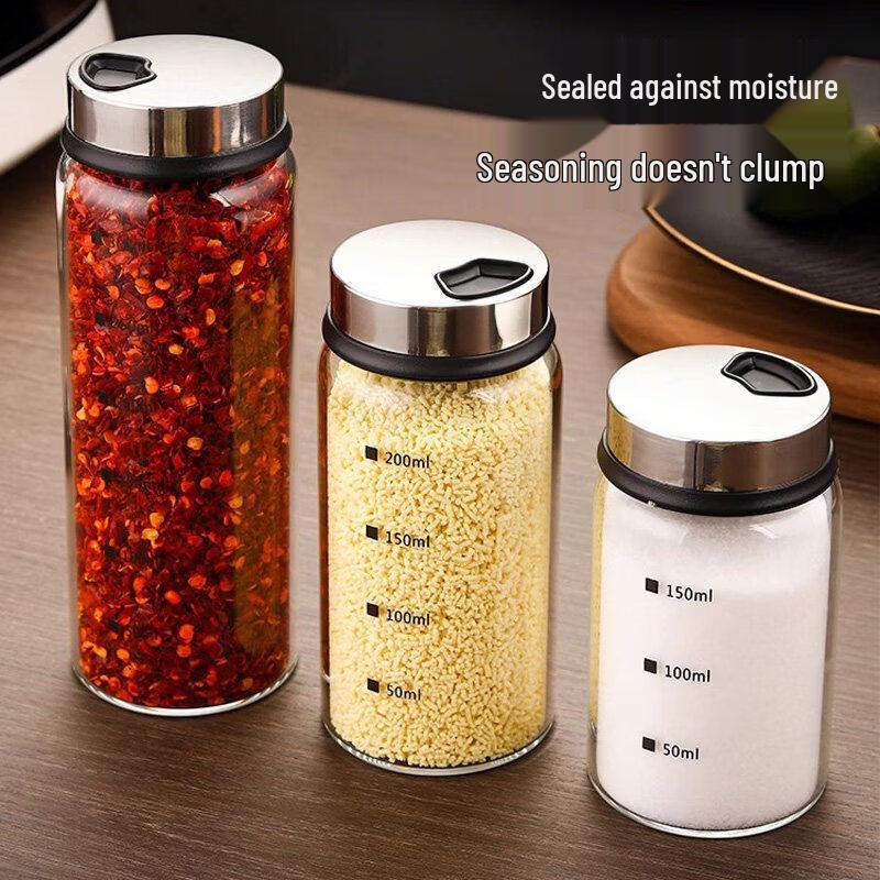 KATEI STORY Glass Spice Shaker Jar