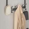 6/7 Hooks Wall-Mounted Coat Racks Drill-Free Storage Hooks Row Hook Clothing Bag Holder  Kitchen