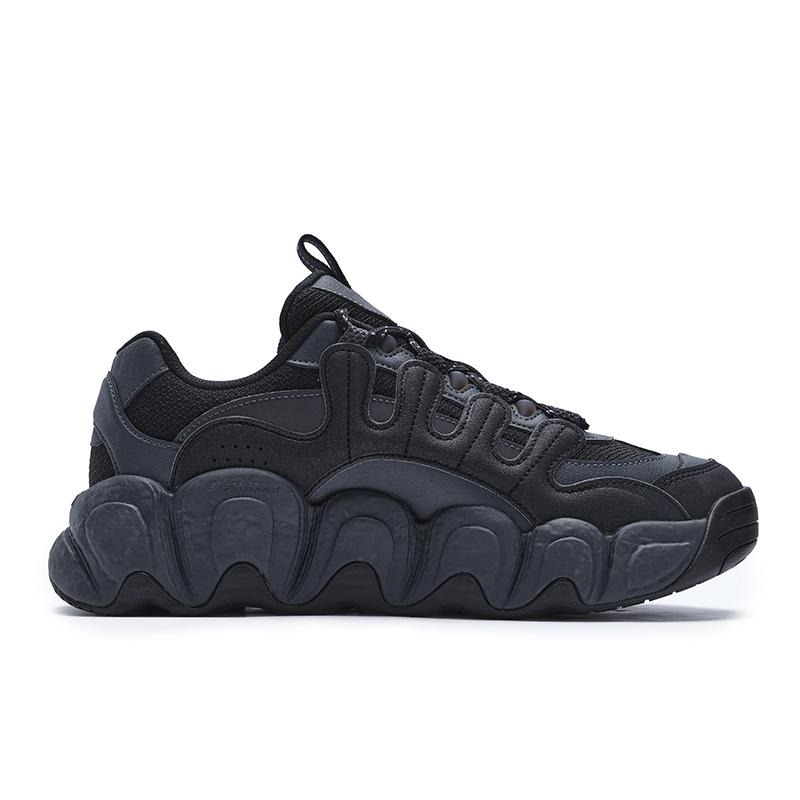 Fila Croissant Fashion Casual Versatile Low-Top Running Shoes Men Sneaker Black Gray F12M441102FBC