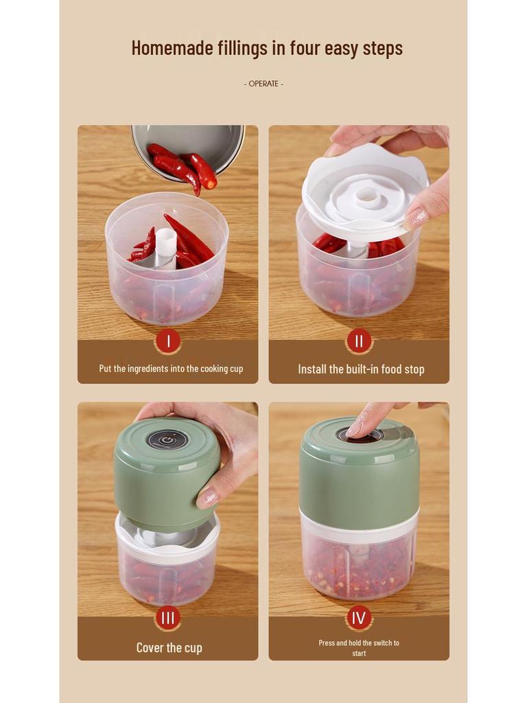 Premium Garlic Press & Masher: Garlic Mincer, Paste Maker, Food Processor, Baby Food Tool.