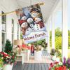 Welcome My Friends" Double-Sided Garden Flag , Durable Polyester, Perfect for Outdoor Yard & Lawn Decor, Garden Flags for Outside