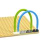 10 Stück Teile Kreuz Weiche Achse Schlauch 16L Steine Kompatibel mit 32202 DIY Zusammenbau Bausteine Partikel Kinder Puzzle Spielzeug Geschenk