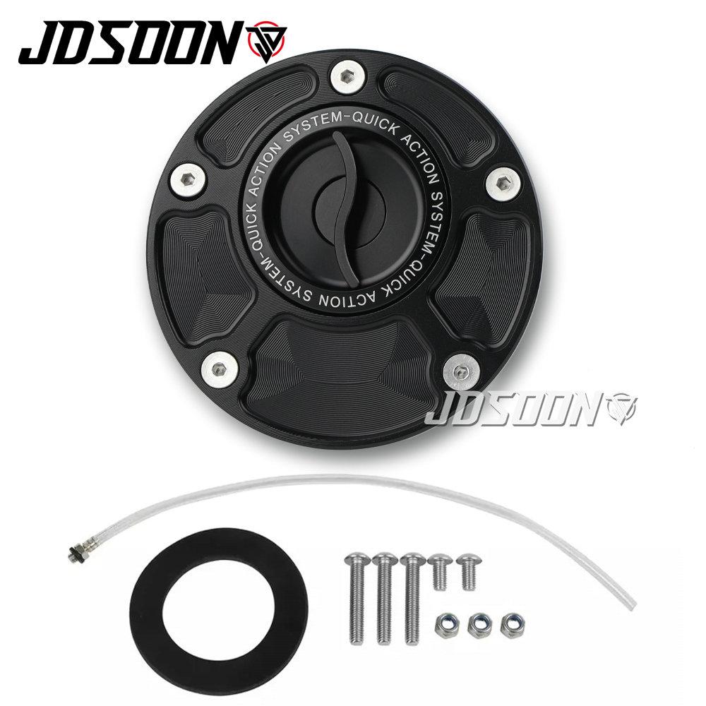 For YAMAHA YZF-R3 YZF-R6/S YZF-R7 YZF-R1 YZF R1M FZ 1 FZ6 FZ8 Quick Release Keyless CNC Fuel Tank Cap Airbox Cover Motorcycle